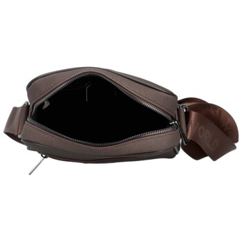 Pánska crossbody taška coffee - Coveri Ksaver