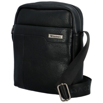 Pánska crossbody taška čierna - Coveri Zaviar