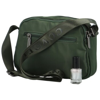 Dámska crossbody kabelka tmavozelená - Coveri Bliss