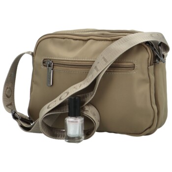 Dámska crossbody kabelka tmavobéžová - Coveri Bliss