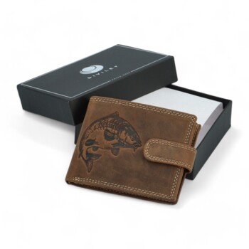 Pánska kožená peňaženka hnedá - Diviley Kostas Kapr