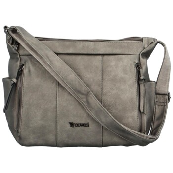 Dámska crossbody kabelka strieborná - Coveri Rajsa