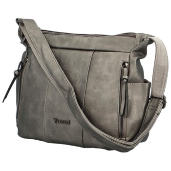 Dámska crossbody kabelka strieborná - Coveri Rajsa
