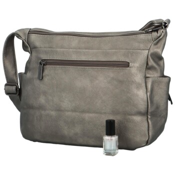 Dámska crossbody kabelka strieborná - Coveri Rajsa