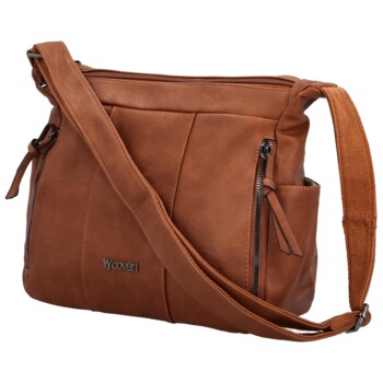 Dámska crossbody kabelka hnedá - Coveri Rajsa