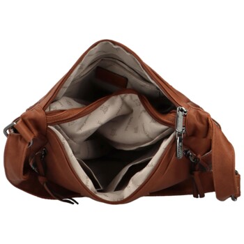 Dámska crossbody kabelka hnedá - Coveri Rajsa