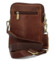 Pánske kožené crossbody vrecko svetlohnedé - SendiDesign Huron