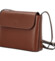 Dámska kožená crossbody kabelka hnedá - Delami Walli