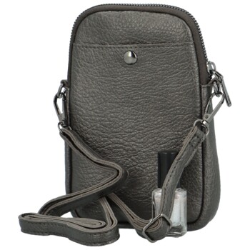 Dámska crossbody kabelka tmavostrieborná - MaxFly Tiffara