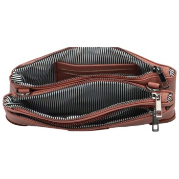 Dámska crossbody kabelka ružová - MaxFly Kandes