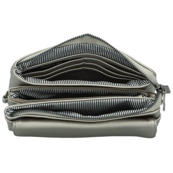 Dámska crossbody kabelka strieborná - MaxFly Chantals new