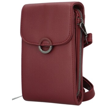 Dámska crossbody kabelka vínová - Firenze Aristea