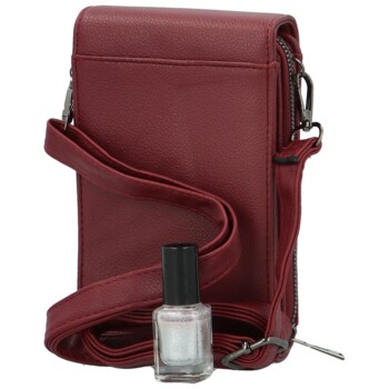 Dámska crossbody kabelka vínová - Firenze Aristea