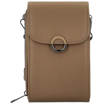 Dámska crossbody kabelka camel - Firenze Aristea