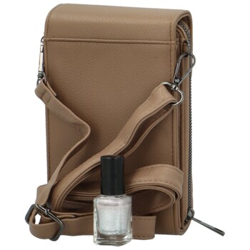 Dámska crossbody kabelka camel - Firenze Aristea