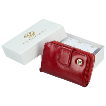 Dámska kožená peňaženka červená - Gregorio Bradys