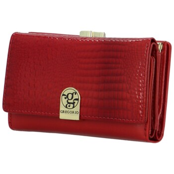 Dámska kožená peňaženka červená - Gregorio Zoja