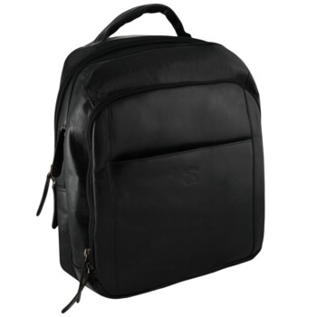Pánsky kožený batoh čierny - Wild Abdon
