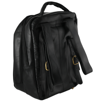 Pánsky kožený batoh čierny - Wild Abdon