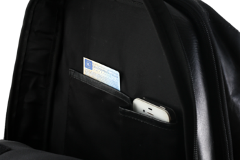 Pánsky kožený batoh čierny - Wild Abdon