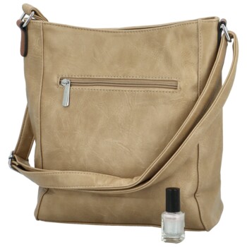 Dámska crossbody kabelka khaki - Firenze Jolie