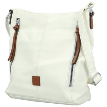 Dámska crossbody kabelka biela - Firenze Jolie