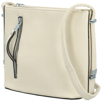 Dámska crossbody kabelka krémová - Firenze Rufina