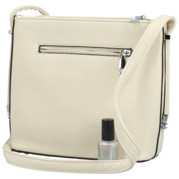 Dámska crossbody kabelka krémová - Firenze Rufina