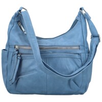 Dámska crossbody kabelka džínsovo modrá - Firenze Fresia