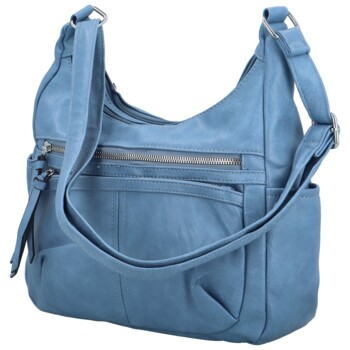 Dámska crossbody kabelka džínsovo modrá - Firenze Fresia