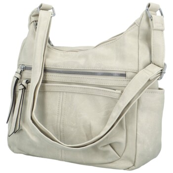Dámska crossbody kabelka krémová - Firenze Fresia
