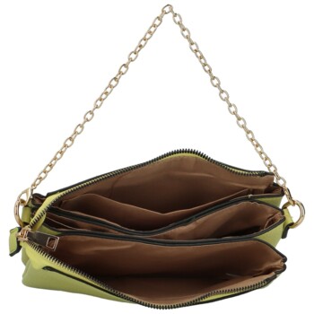 Dámska crossbody kabelka žltozelená - MaxFly Fjodos new