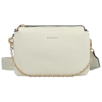 Dámska crossbody kabelka krémová - MaxFly Fjodos