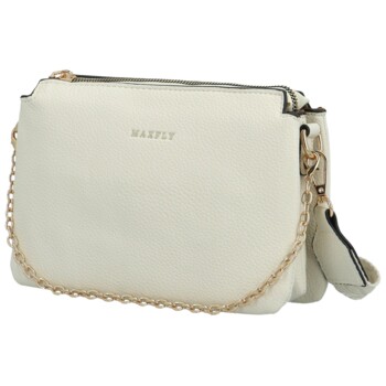 Dámska crossbody kabelka krémová - MaxFly Fjodos