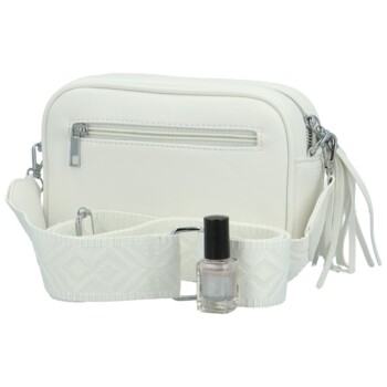 Dámska crossbody kabelka biela - MaxFly Qeuline