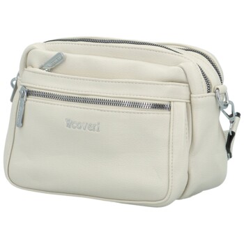 Dámska crossbody kabelka krémová - Coveri Bricky new