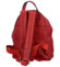 Dámsky kožený batoh červený - Delami Vera Pelle Jeasse