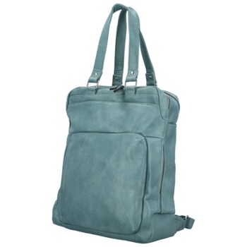 Dámsky kabelko/batoh džínsovomodrý - Paolo bags Milton
