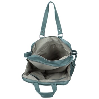 Dámsky kabelko/batoh džínsovomodrý - Paolo bags Milton