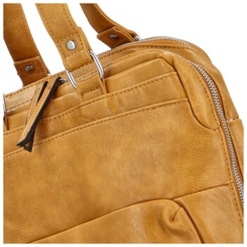 Dámsky kabelko/batoh žltý - Paolo bags Milton