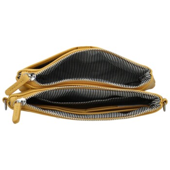 Dámska crossbody kabelka žltá - MaxFly Kseni