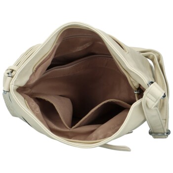 Dámska crossbody kabelka krémová - Firenze Briar