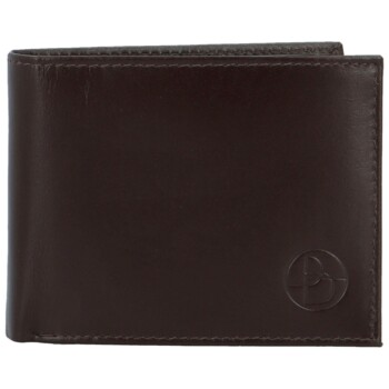Pánska kožená peňaženka tmavo hnedá - Bellugio Pandor