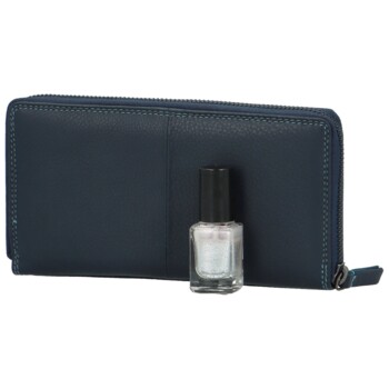 Dámska kožená peňaženka tmavo modrá - Bellugio Dolores