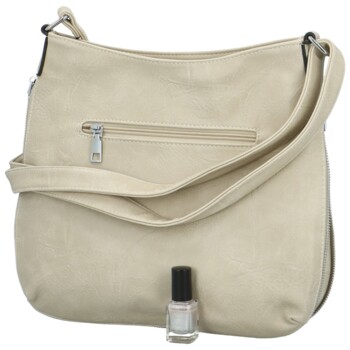Dámska crossbody kabelka krémová - Firenze Grete new