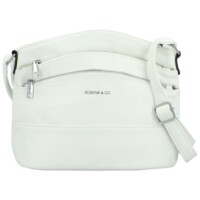 Dámska crossbody kabelka biela - Romina & Co Bags Nerys