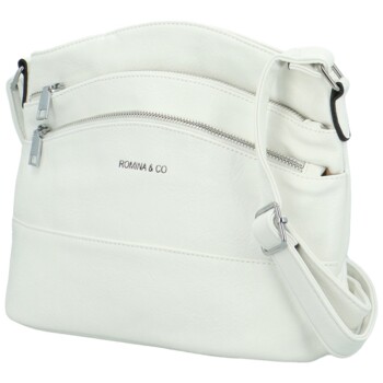 Dámska crossbody kabelka biela - Romina & Co Bags Nerys