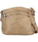 Dámska crossbody kabelka tmavobéžová - Romina & Co Bags Nerys