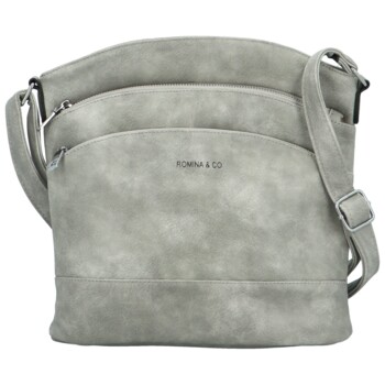 Dámska crossbody svetlosivá - Romina & Co Bags Zigitta