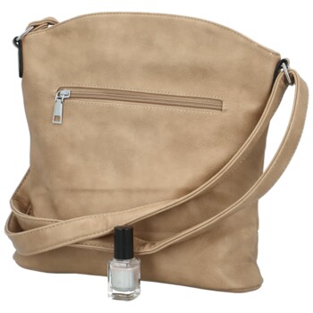 Dámska crossbody svetlobéžová - Romina & Co Bags Zigitta